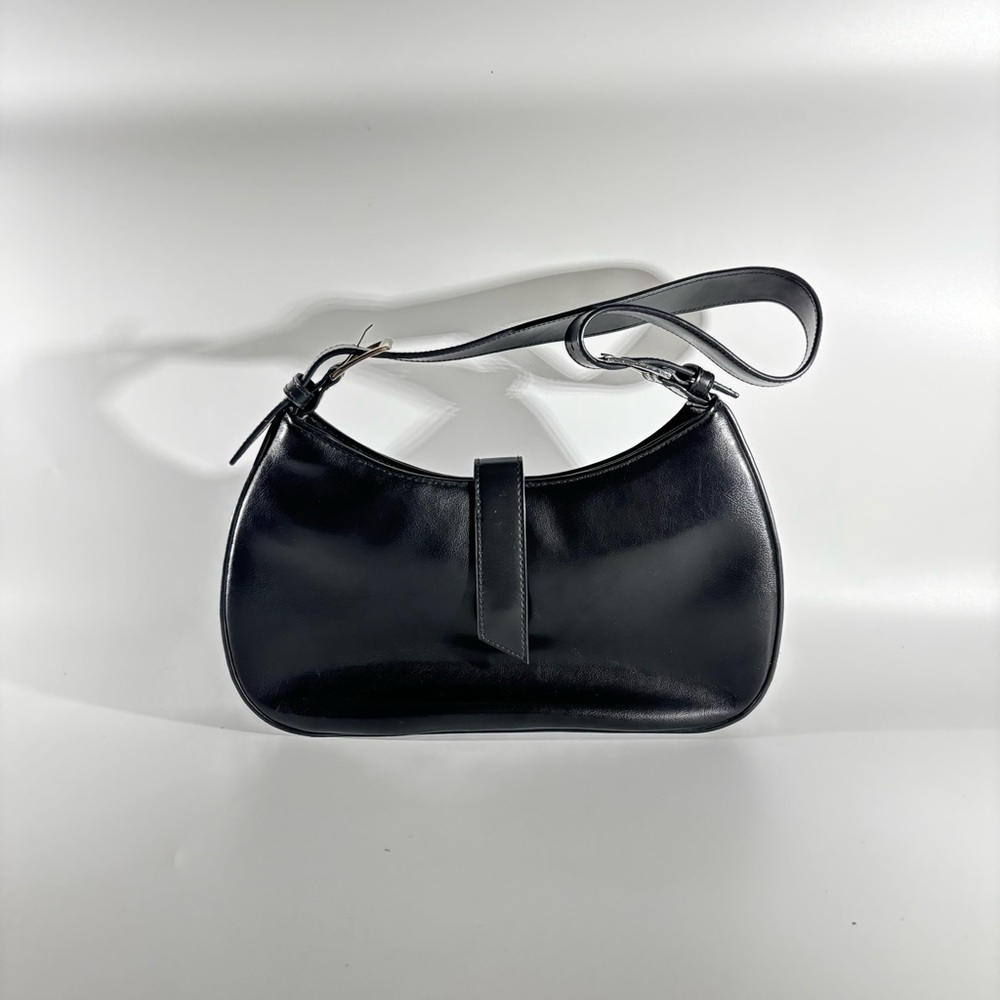 Mondani Purse Black Faux Leather Y2K style Shoulder bag